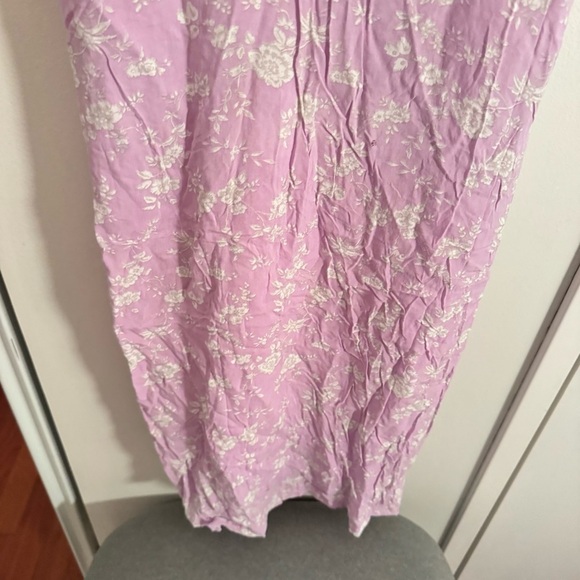ZARA HOME purple floral lingerie slip dress - Picture 4 of 6